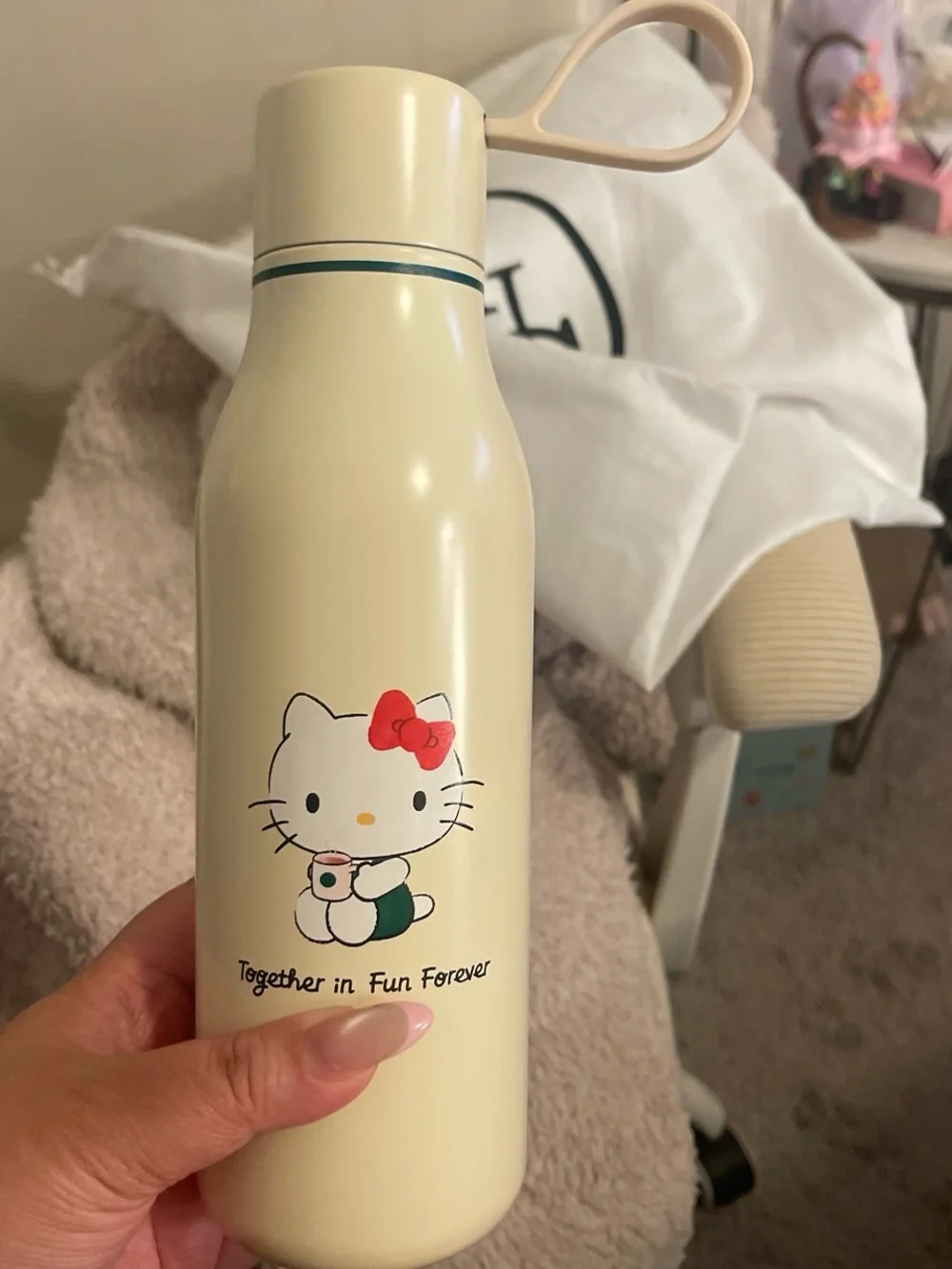 STARBUCKS HELLO KITTY WATER BOTTLE COLLAB